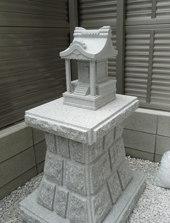 御影石 花崗岩 テーブル 台座持ち手加工あり 天板仕上げ 天板台座